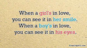 When A Girl’s In Love, You Can See It In Her Smile