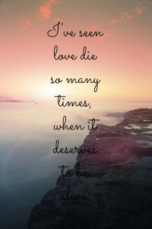 alive, die, love, ocean, quote, quotes, sea, sun