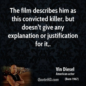 The film describes him as this convicted killer, but doesn't give any ...