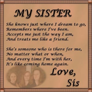 Quotes And Poems About Sisters