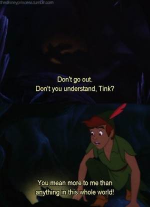 disney, love, movie, peter pan, quote, tinkerbell