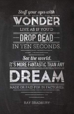 Fahrenheit 451 quotes, best, sayings, deep, dream, wonder