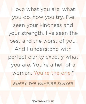 buffy the vampire slayer quote about love