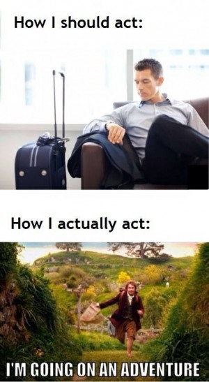 Me going on vacation