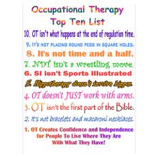 Occupational Therapy Posters | CafePress