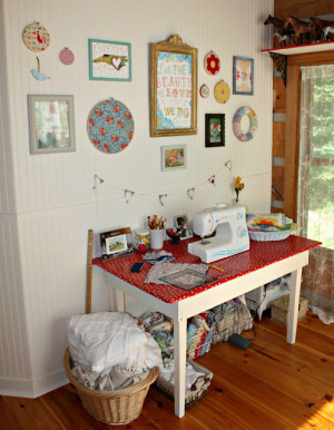 The Sewing Room - a small space to get away from it all.