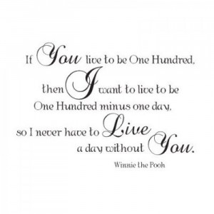 quote If you live to be one hundred 36x22 [0328I43TC52] | data_Quotes ...
