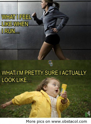 Running Quotes Funny I think i might try and run