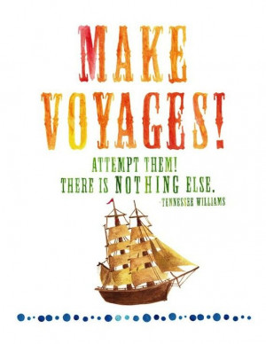 Make voyages! Print for boys magnet board.