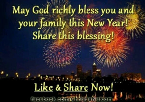 God's blessings for 2013