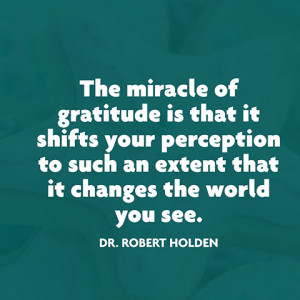 Robert Holden Gratitude Quote