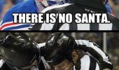 ice hockey player talking ref referee no santa man crying sport funny ...