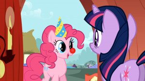 Pinkie Pie invites Twilight S1E25