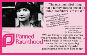 ... pro-abortion community is an old method. Sanger’s done it before