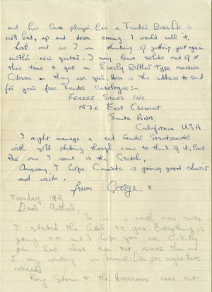 Paul's letter to Cynthia Lennon