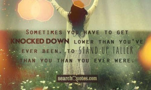 Quote - Knocked Down/Stand Up