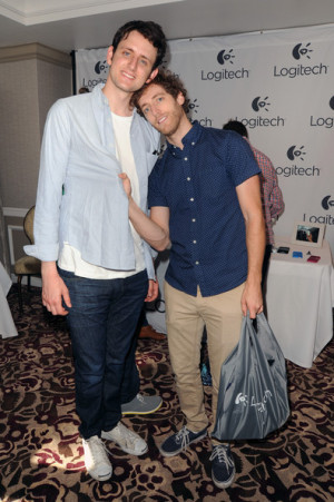Zach Woods Actors Zach Woods L and Thomas Middleditch attends the