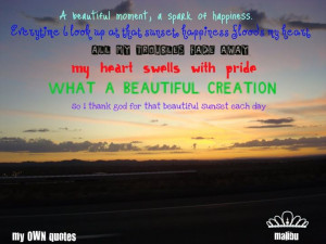 sunset quote pic by maliburocks