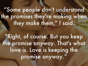 people don't understand the promises they're making when they make ...