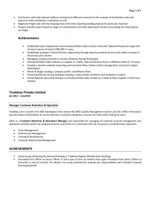 Cv Personal Statement Buyer