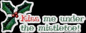 glitters christmas myspace glitters mistletoe kiss mistletoe kiss
