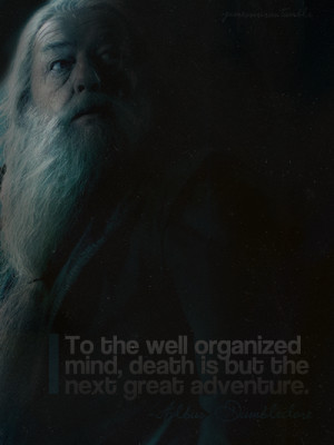 It's our choices, Harry, that show who we truly are, far more than ...