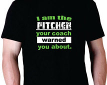 Baseball Pitcher T-Shirt, Softball Pitcher T-Shirt, Pitcher Shirt ...