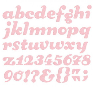 ... Crafts - QuicKutz - Die Cutting Template - Alphabet - Sugar Cookie