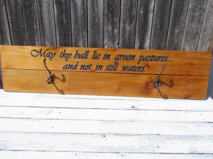 Golf Club Display with Customizable Golf Quote, Golfer Quotes, Etsy ...