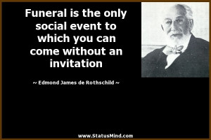 ... an invitation - Edmond James de Rothschild Quotes - StatusMind.com