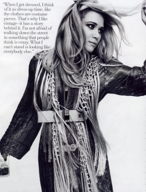 ELLE Magazine Mary Kate Olsen on Elle UK