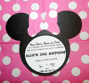 Minnie Mouse Themed Birthday Party