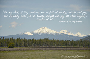 quotes about mountains and god