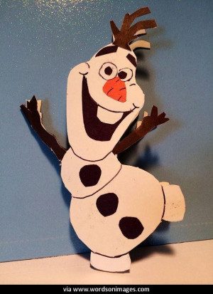olaf the snowman quotes