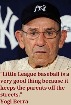 BASEBALL SAYINGS & QUOTES