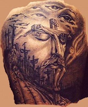 Inner Arm Religious Tattoos