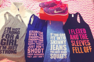 ... shirt sportswear top cool gym abs tank top wife beater colourful quote