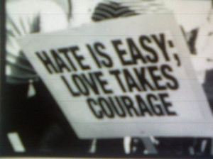 hate, love, peace, protest, slogan, war