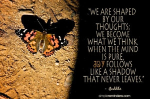quote: we are shaped by our… | YourSaying
