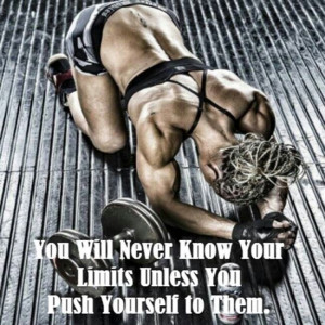 push yourself # fitness # limits