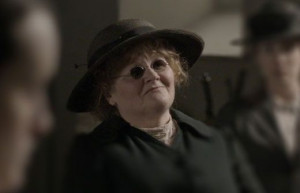 Mrs. Patmore's groovy cataract surgery glasses on Downton Abbey Season ...