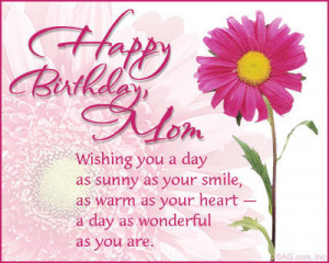 Happy Birthday Mom and NOBH Giveaway!