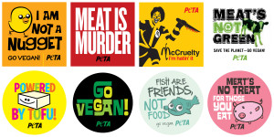 Vegetarian Sticker Sheet