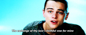 Famous and romantic Romeo and Juliet quotes of 1996 film