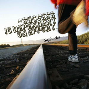 ... is dependent on effort.
