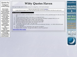 Witty-quotes.com top colors analysis: