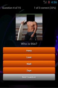 One Direction quiz & 1D games - screenshot thumbnail