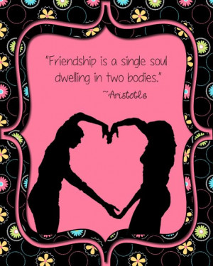 Silhouette Friendship Quotes