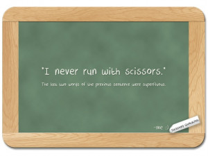 Blackboard Quotations: Superfluous