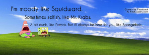 spongebob quote (: Profile Facebook Covers